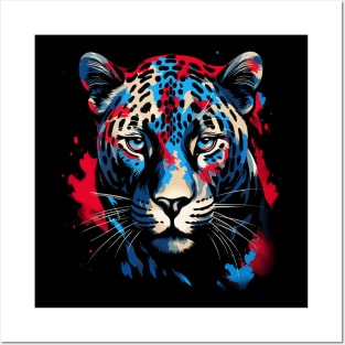 Patriotic Leopard Posters and Art